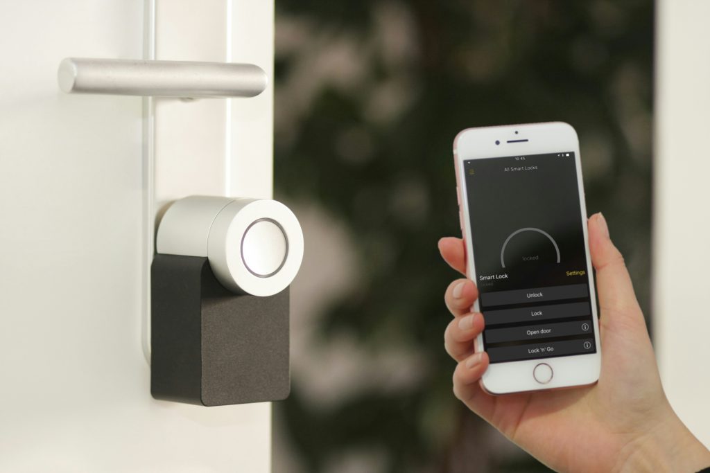 access control lock via phone