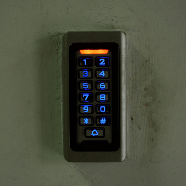 pin entry access door control
